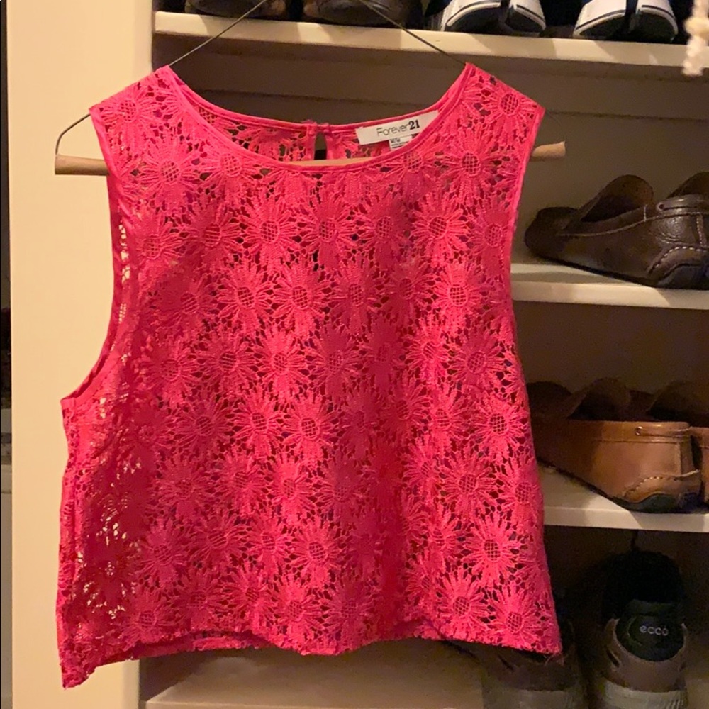 Forever 21 pink top
